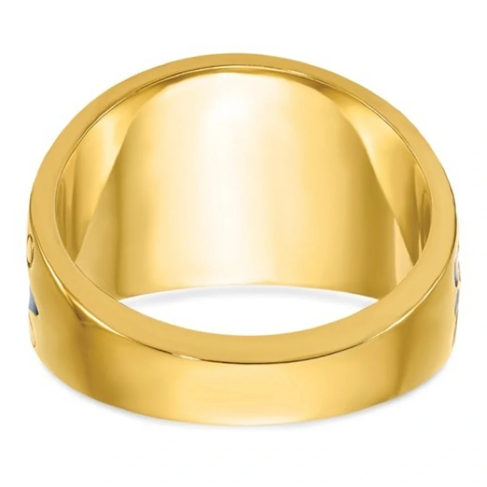 New 10k Gold Men's Diamond Blue Lodge Masonic Ring: A Symbol of Brotherhood